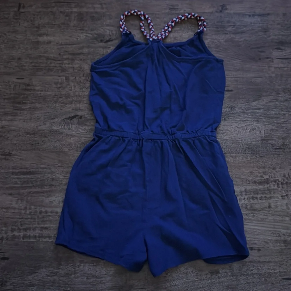 Girls romper blue size 6/6x